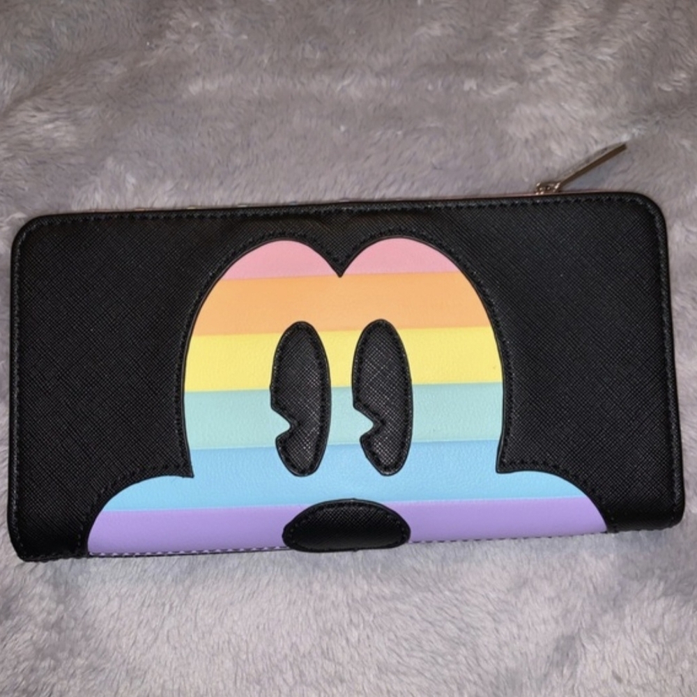 Loungefly Mickey Mouse Rainbow Wallet